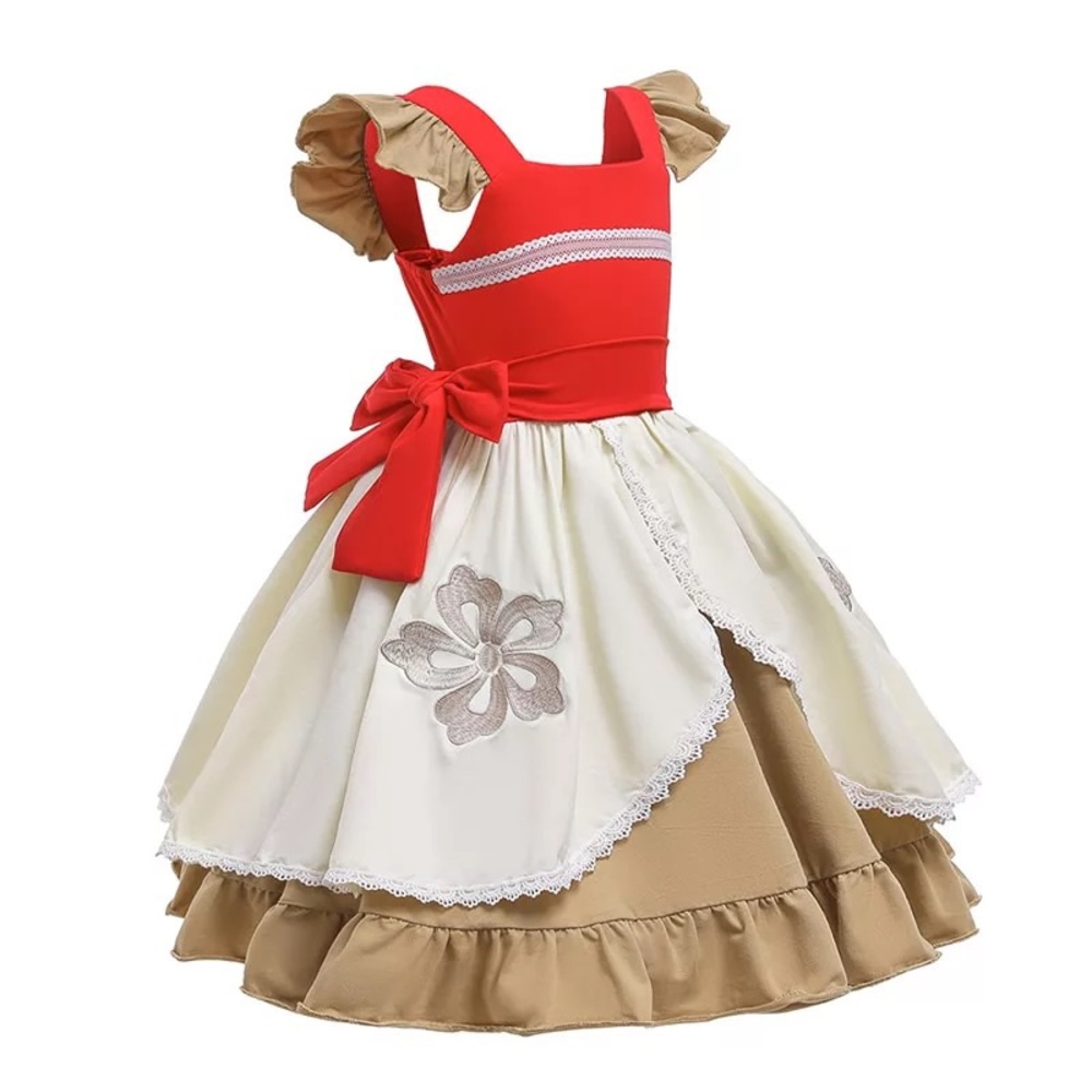 Luxury Embroidered Moana Costume Dress - Picture 2 of 9